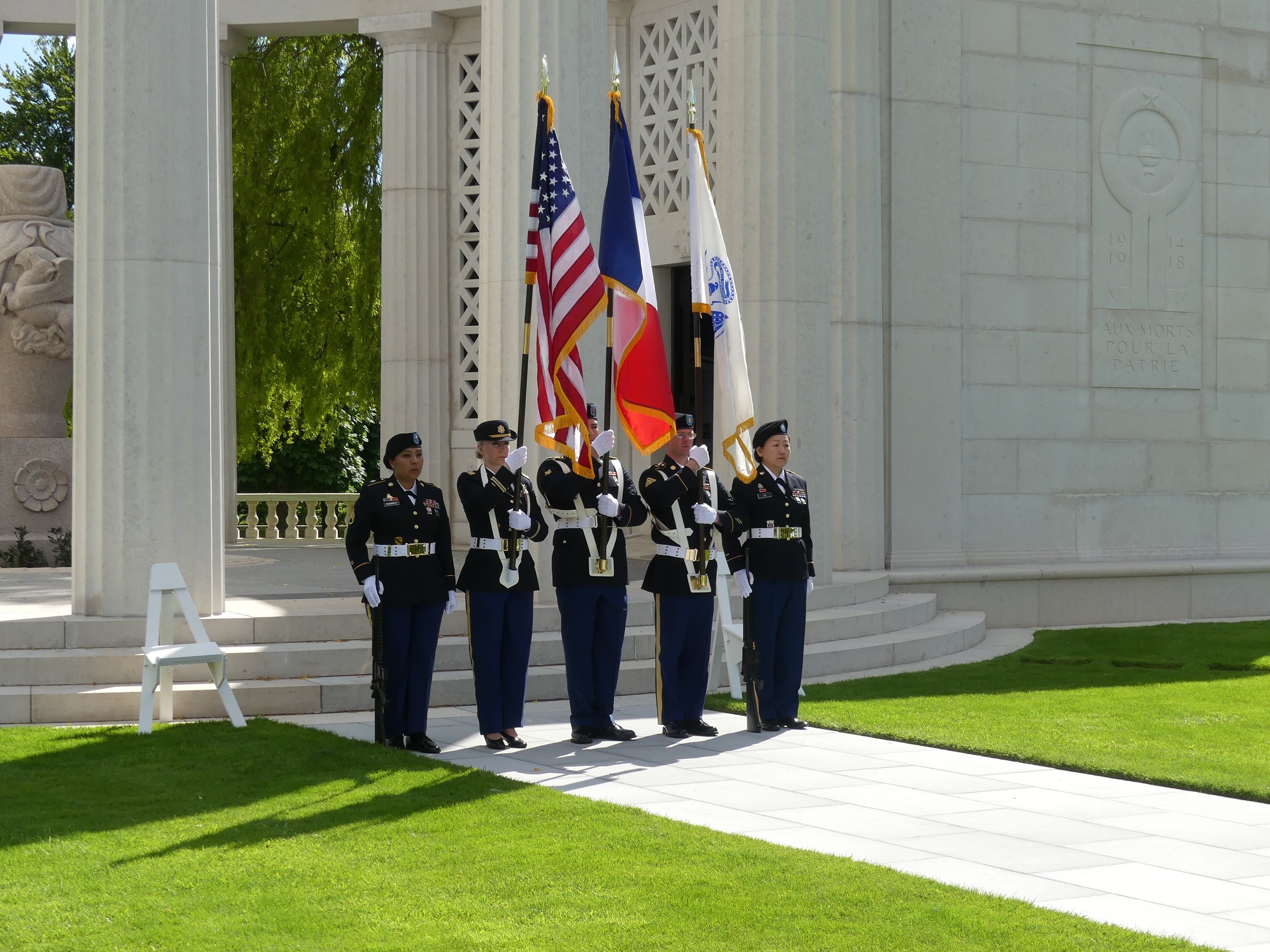 2019 Memorial Day ceremony at St. Mihiel American Cemetery, France.