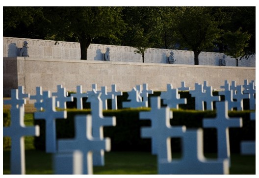 Wall of the Missing at Cambridge American Cemetery. Credits: American Battle Monuments Commission/Warrick Page.