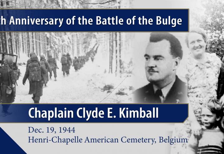 Chaplain Clyde E. Kimball