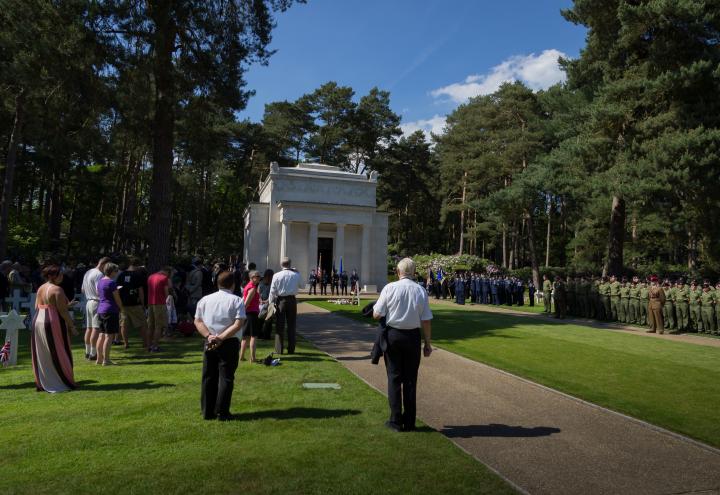 Memorial Day 2012 activities at Brookwood American Cemetery in England.