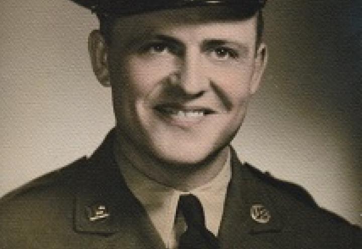 Pfc. Robert D. Watts in uniform in an undated photo. 