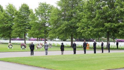 Memorial Day 2020: Netherlands American Cemetery official party