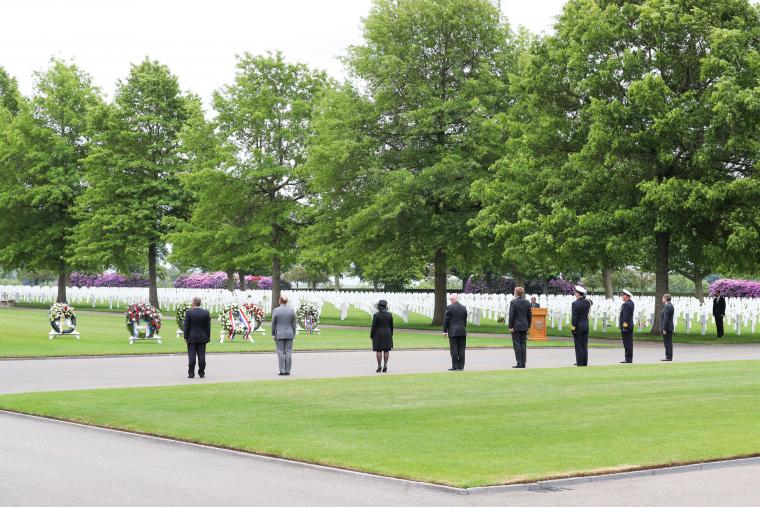 Memorial Day 2020: Netherlands American Cemetery official party
