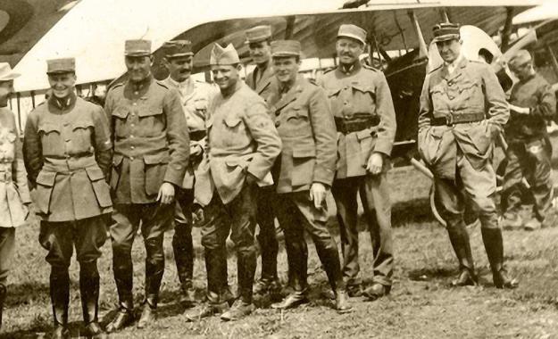 Lafayette Escadrille group photograph